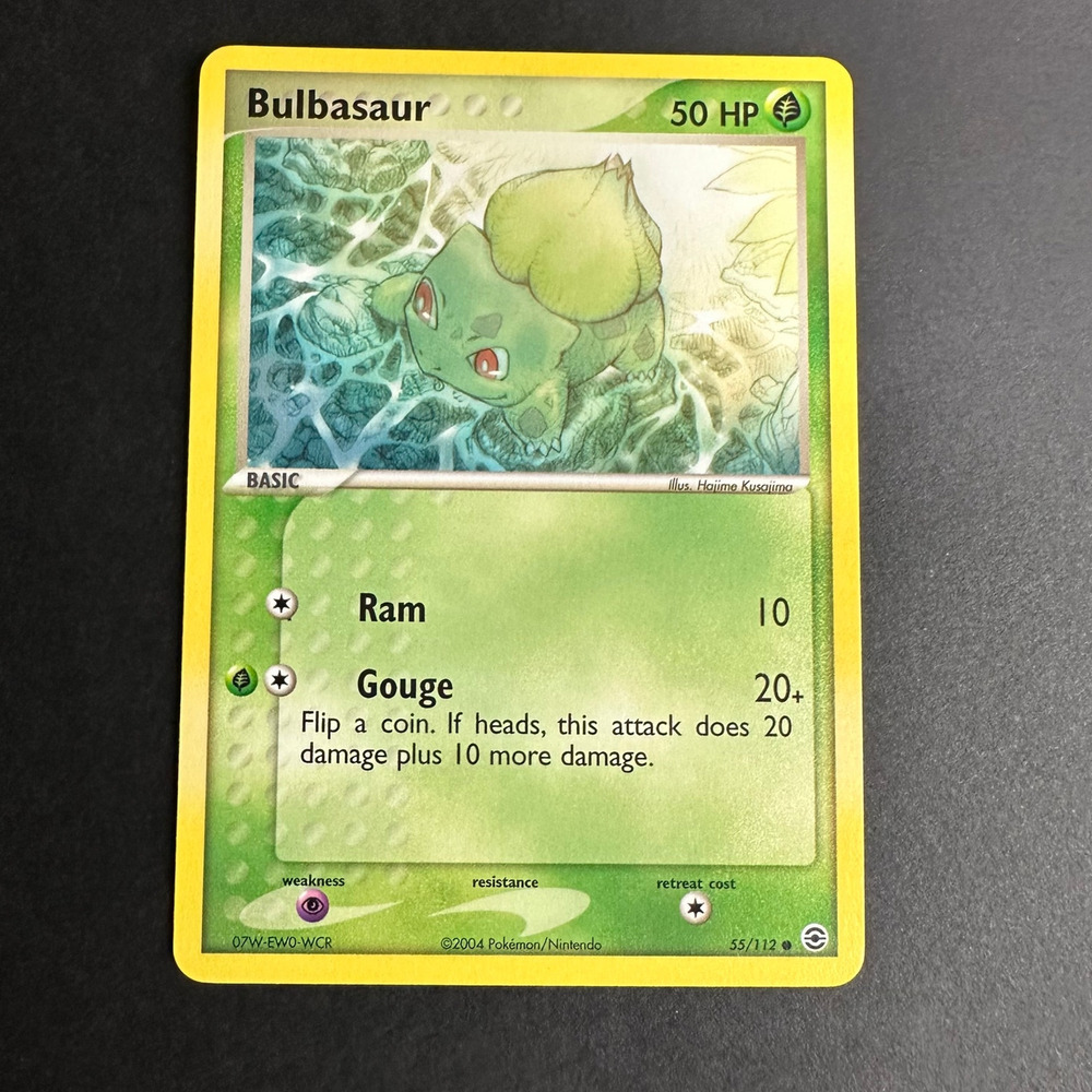Pokemon TCG Bulbasaur 055/112 EX FireRed & LeafGreen Common Normal NM